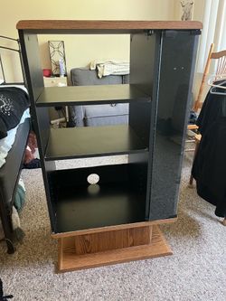 Wooden Shelf and CD Holder