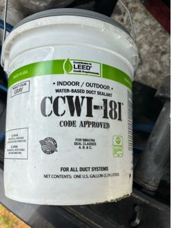 Water base duct sealant