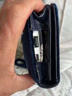 NEW I Phone 7 Charger Navy Blue  Wallet  SALE  Only  $20. 🎉