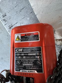 300lb Electric Hoist