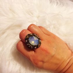 Blue ring size 8