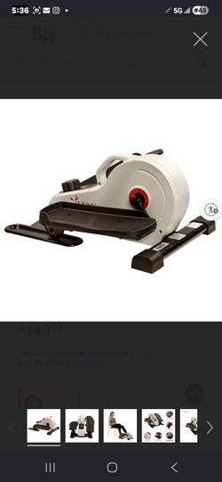 Sunny Health & Fitness Under Desk Elliptical Peddler Exerciser SF-E3872 Machine