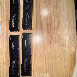 Hyper Fury DDR4 RAM (4x32gb)