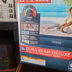 Brand New Intex Queen Air Mattress With Built-in Air