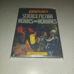 VINTAGE 1995 STARLOG'S SCIENCE FICTION HEROES AND HEROINES HARDCOVER BOOK WRAPED
