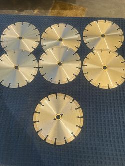 7 1/4  Korean made wet or dry diamond blades