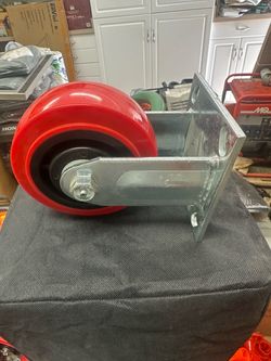 Heavy Duty Fixed Plate Caster Wheel 5”