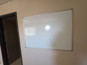 2 white board boards used