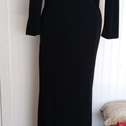 Ralph Lauren Size  P/M Long Black Formal Dress
