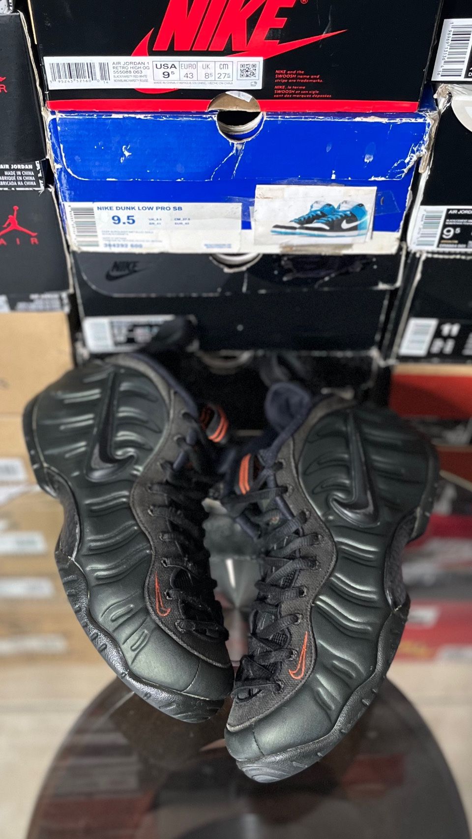 nike foamposite pro sequoia