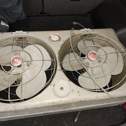 Vintage Metal Blade Fans  OBO