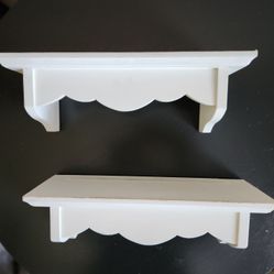 White Display Shelves