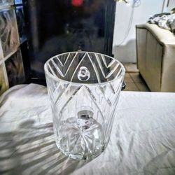 Cut Crystal Ice Bucket