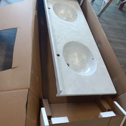 Bathroom Vanity Top Only 61 " X 22" New 