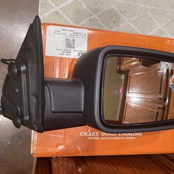 Passenger Side View Mirror Manual Fold 2017 Ram 1500