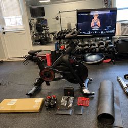 Peloton PLUS + Bike with Swivel Screen and TONS of Accessories