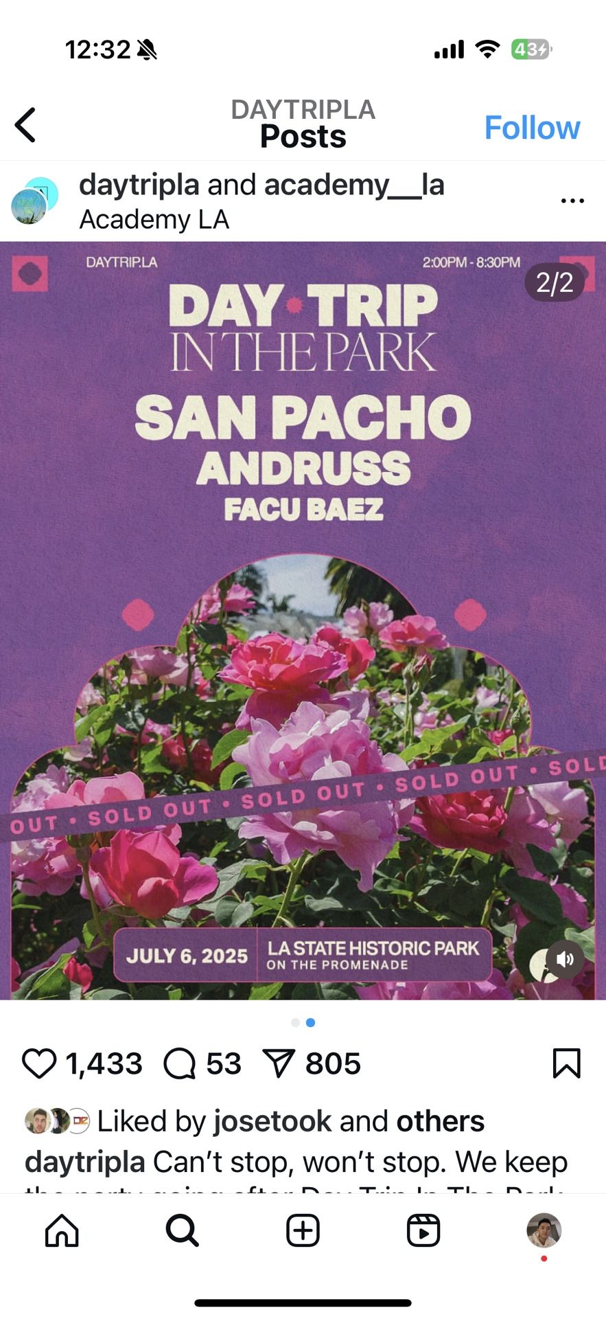Selling San Pacho Tickets This Sunday