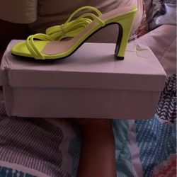 neon colored heels 