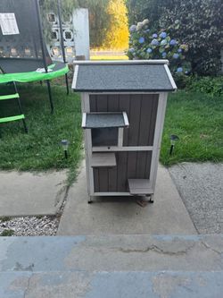 2 story cat house