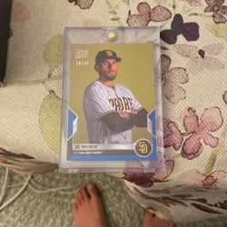 Joe Musgrove Blue /49 2022 Topps Now Card.
