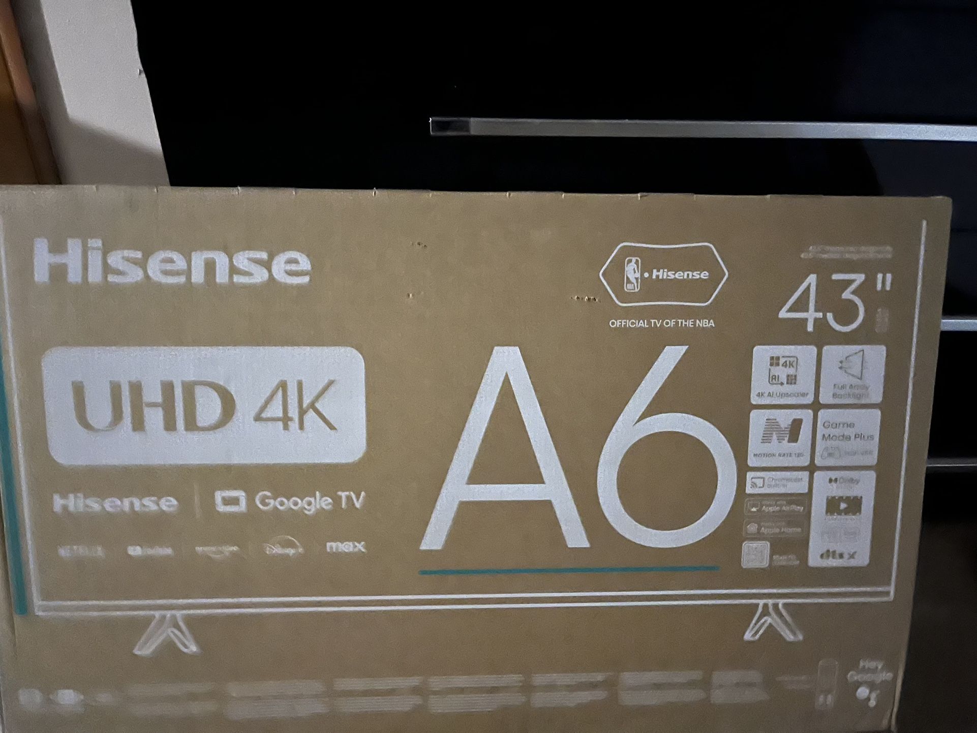 Hisense 43" Google 4K ULTRA HD TV