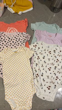 6 Piezas Playeritas Niñas Talla 18/24 Meses 