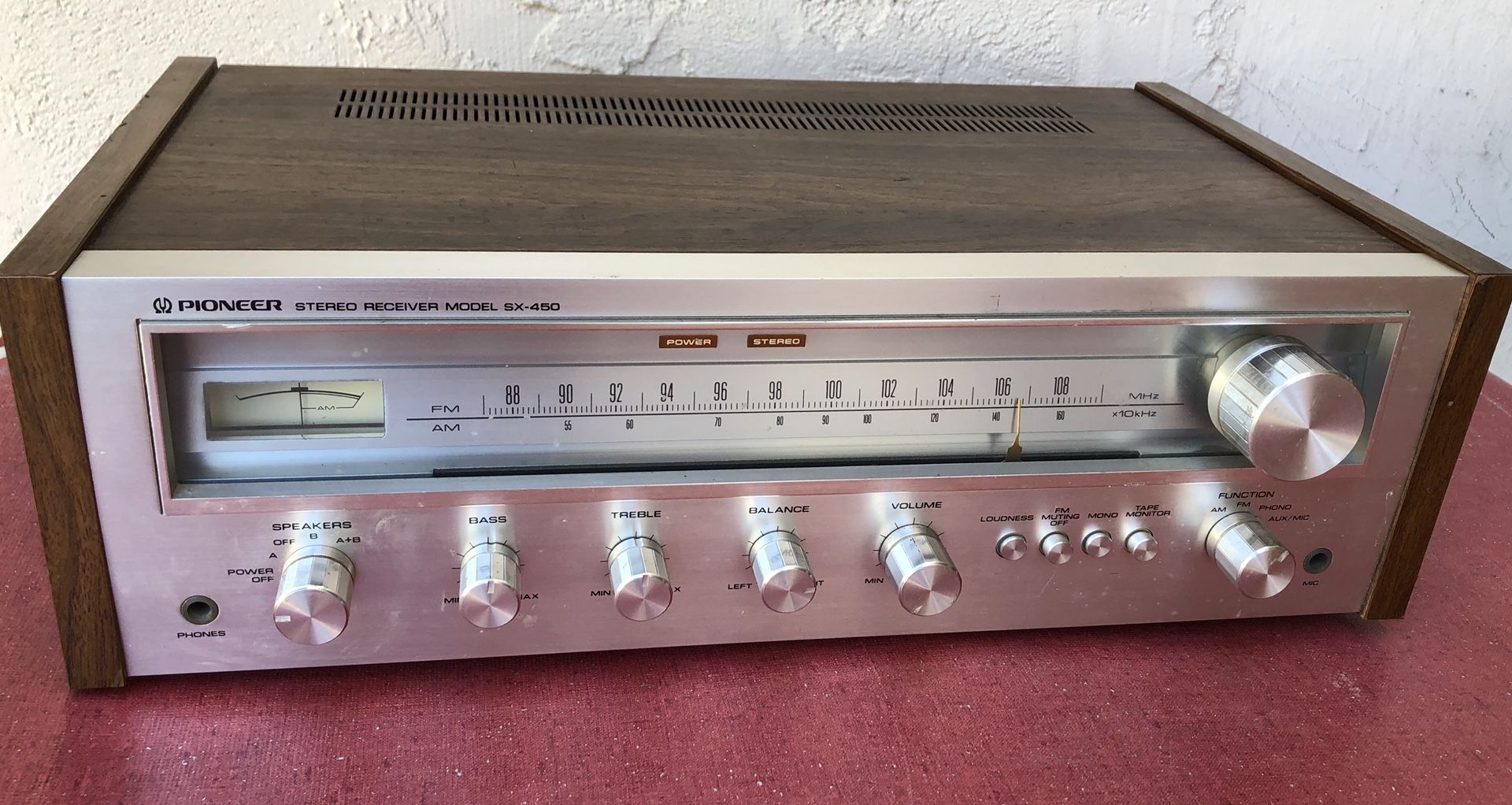 Pioneer Stereo Receiver SX 450