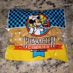 ONLY $2- Sealed Mickey Mouse Character Cookies- Disney- 1990s- Walt Disney World