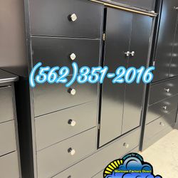 Pacoima Black Wardrobe 