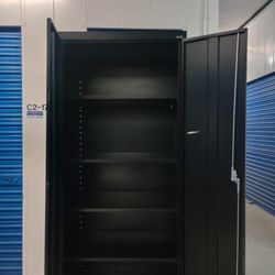 Solid metal storage cabinet With 2keys small scratches