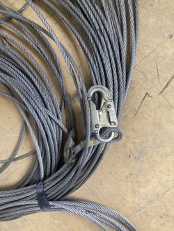 Heavy-Duty Steel Wire Rope / Cable Assemblies – Lot
