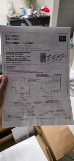 GROHE Eurocube ((contact info removed)0) bathroom sink