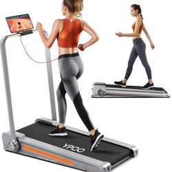 Walking Pad with Incline,Under Desk Treadmill with Incline,2-in-1 Folding Treadmill with Incline,3.0HP Foldable Walking Pad for Home Office with Worko