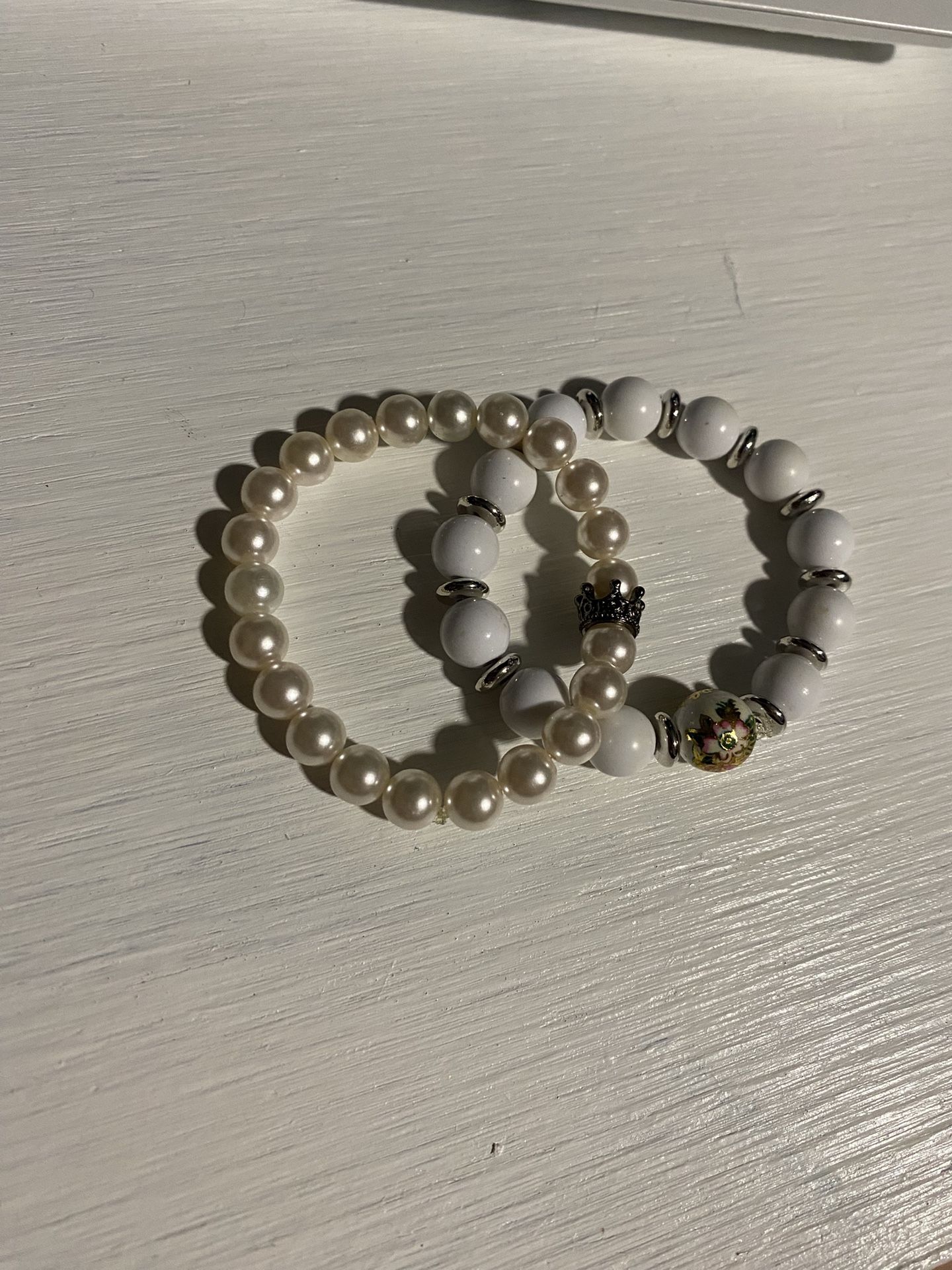 Set Bracelet Handmade White