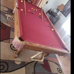 Pool Table 8ft ( Free Delivery & Set Up )