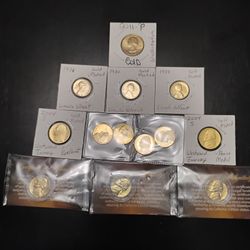 24k Gold Plated Coin Collection 