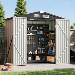 6x4FT Outdoor Storage Shed