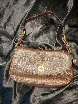 Coach Brown Leather Shoulder Bag