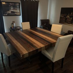 Wooden Family Dining Table 