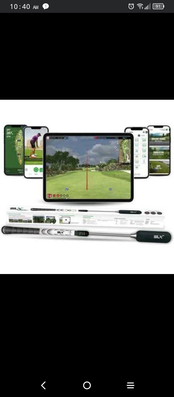 MICROSIM 2.0 Indoor Golf Simulator (With Non-Telescoping Swing-Stick Pro)