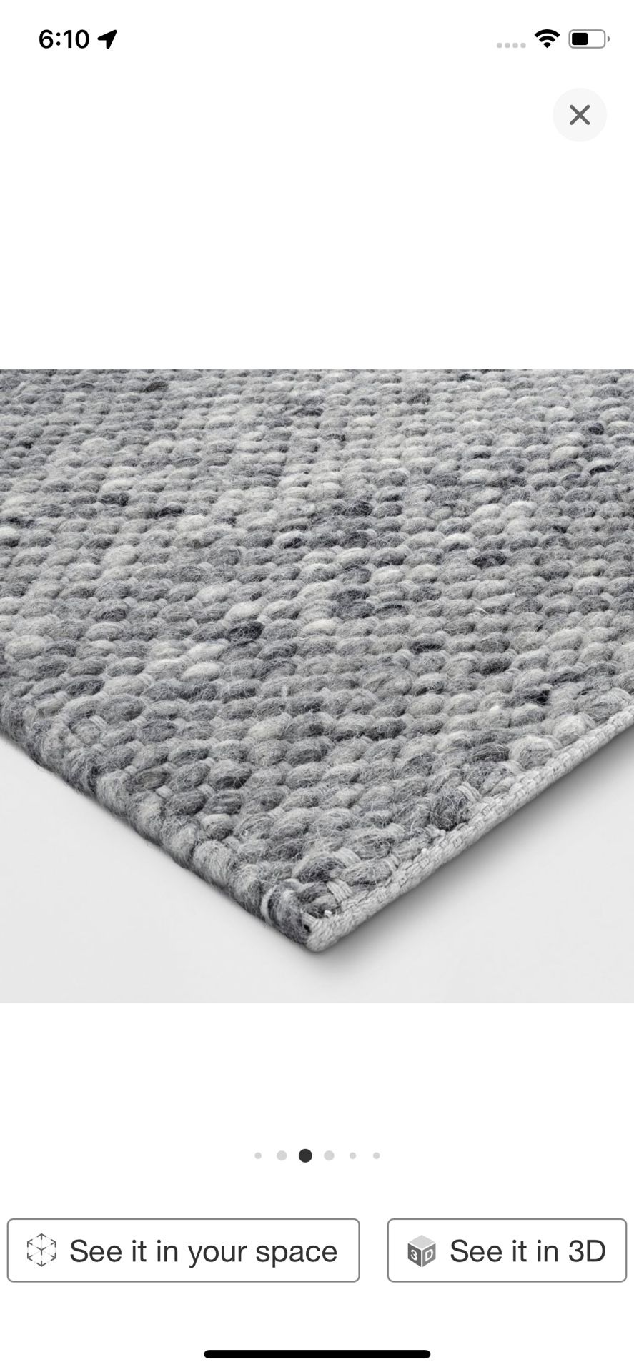 Project 62 Chunky Knit Wool Runner Rug