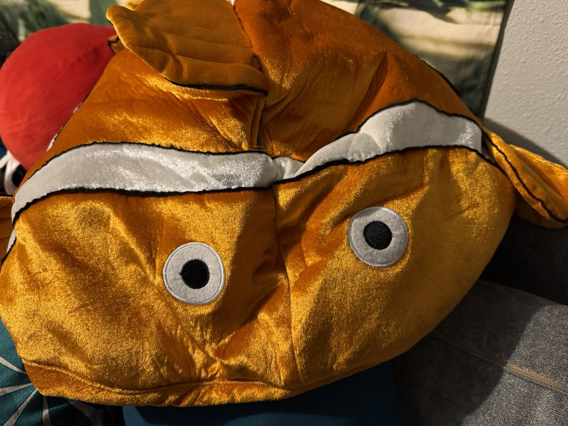 Clownfish Dog Costume For Large Dog