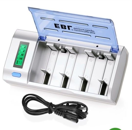 EBL 906 Smart Battery Charger for C/D/AA/AAA/9V Rechargeable Batteries