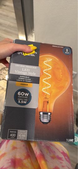 Better Homes & Gardens LED Vintage Style Amber Bulb