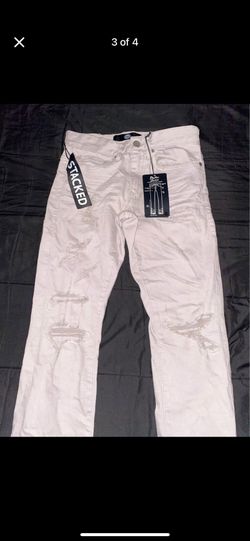 Mens Size 28 Stacked jeans 