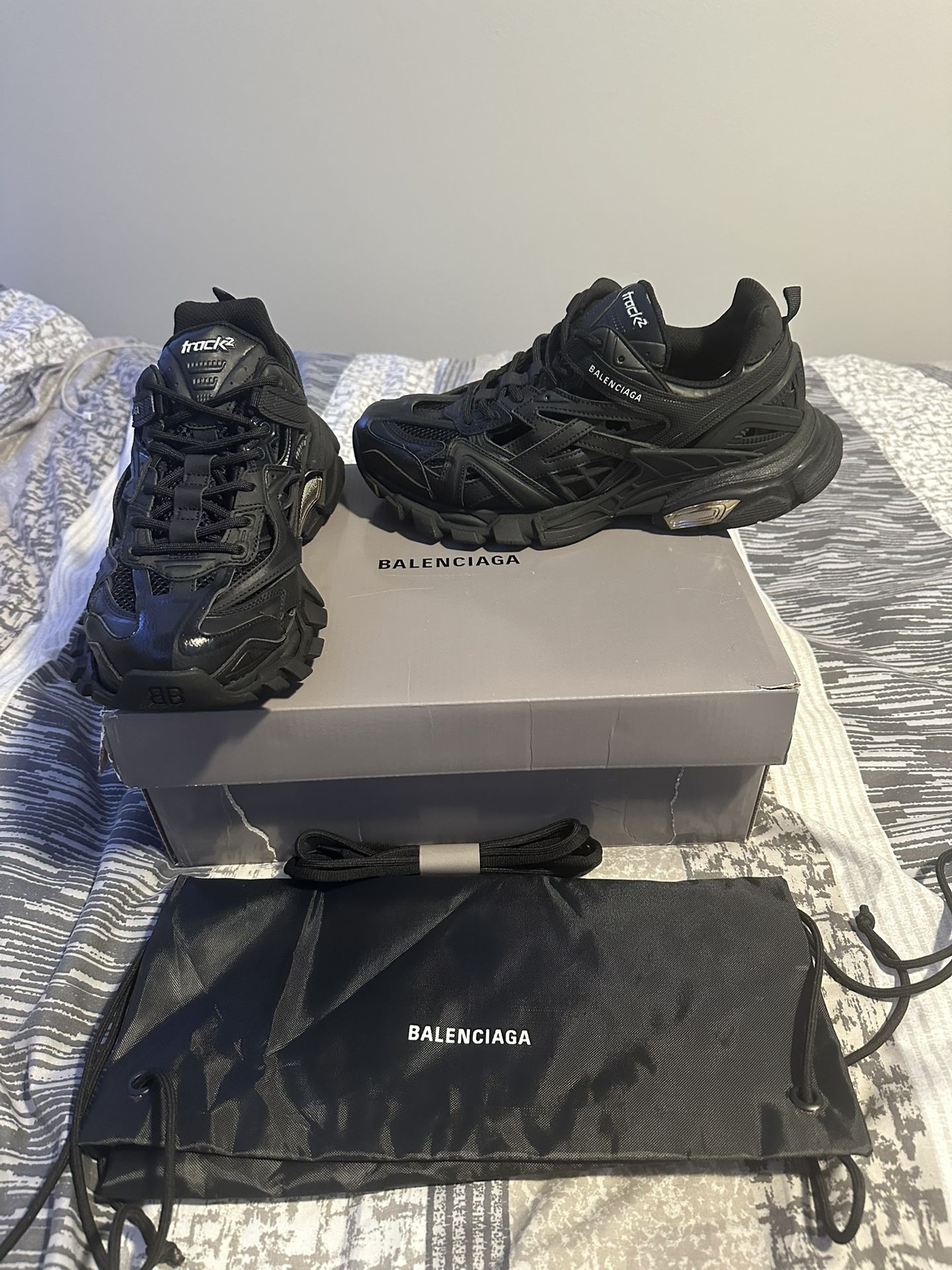 Balenciaga Track.2 Sneaker Men’s Size 44 Balenciaga Track 2 Black Men main image 2