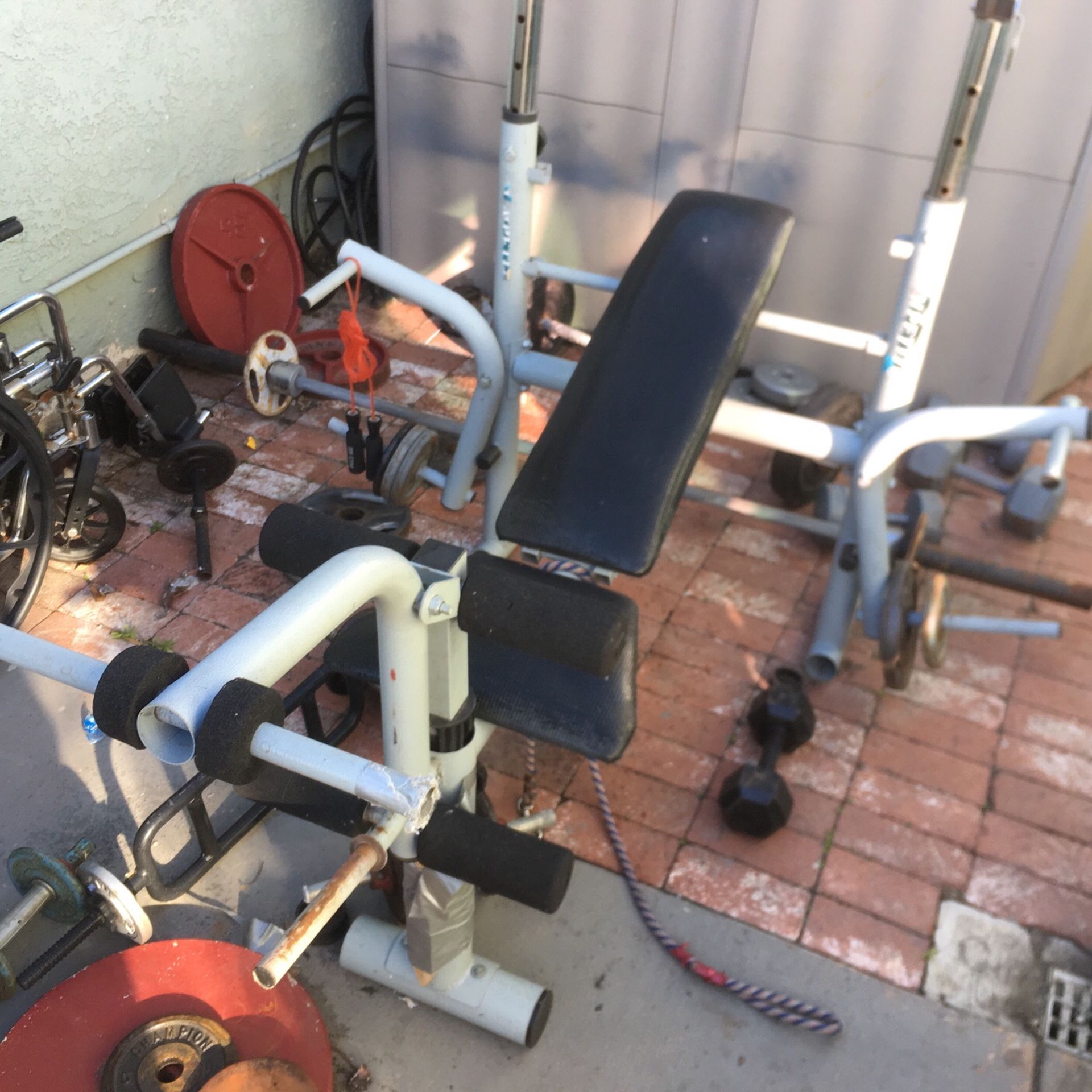 Bench press No weights