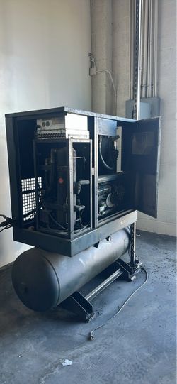 Rotary Screw Air Compressor with Tank