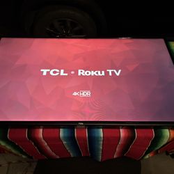 TCL 55” 4K HDR Roku TV