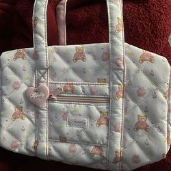 Sweetly Bear cotton tote bag